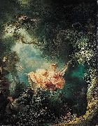 Jean-Honore Fragonard The Swing oil